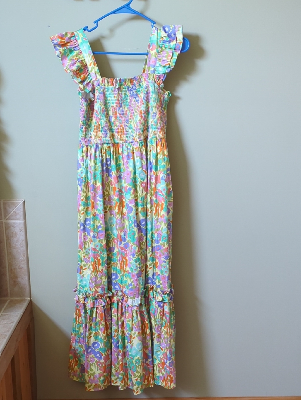 CROSBY Multi-Color Floral Sundress with Ruffle Straps